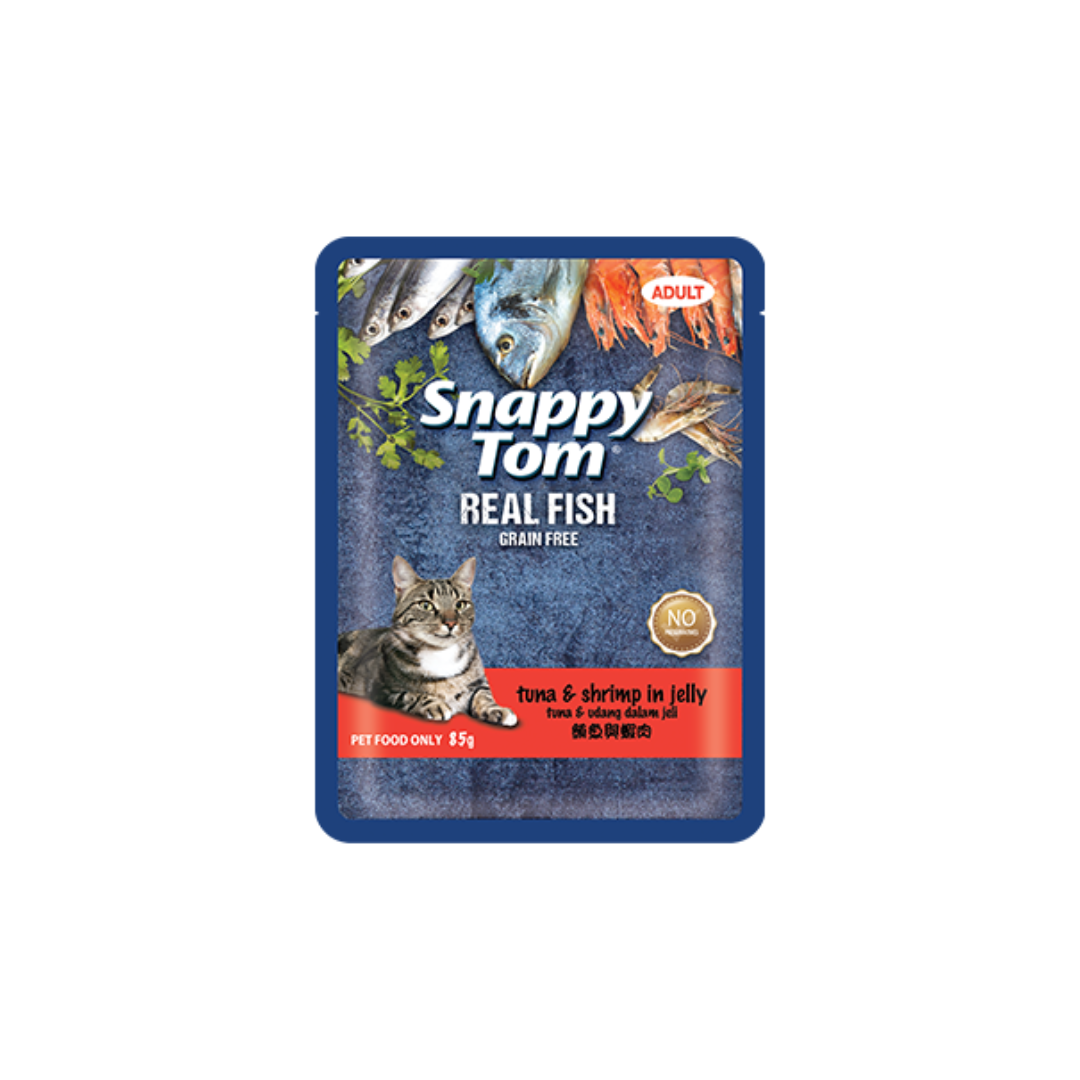 Snappy Tom Tuna & Shrimp in Jelly