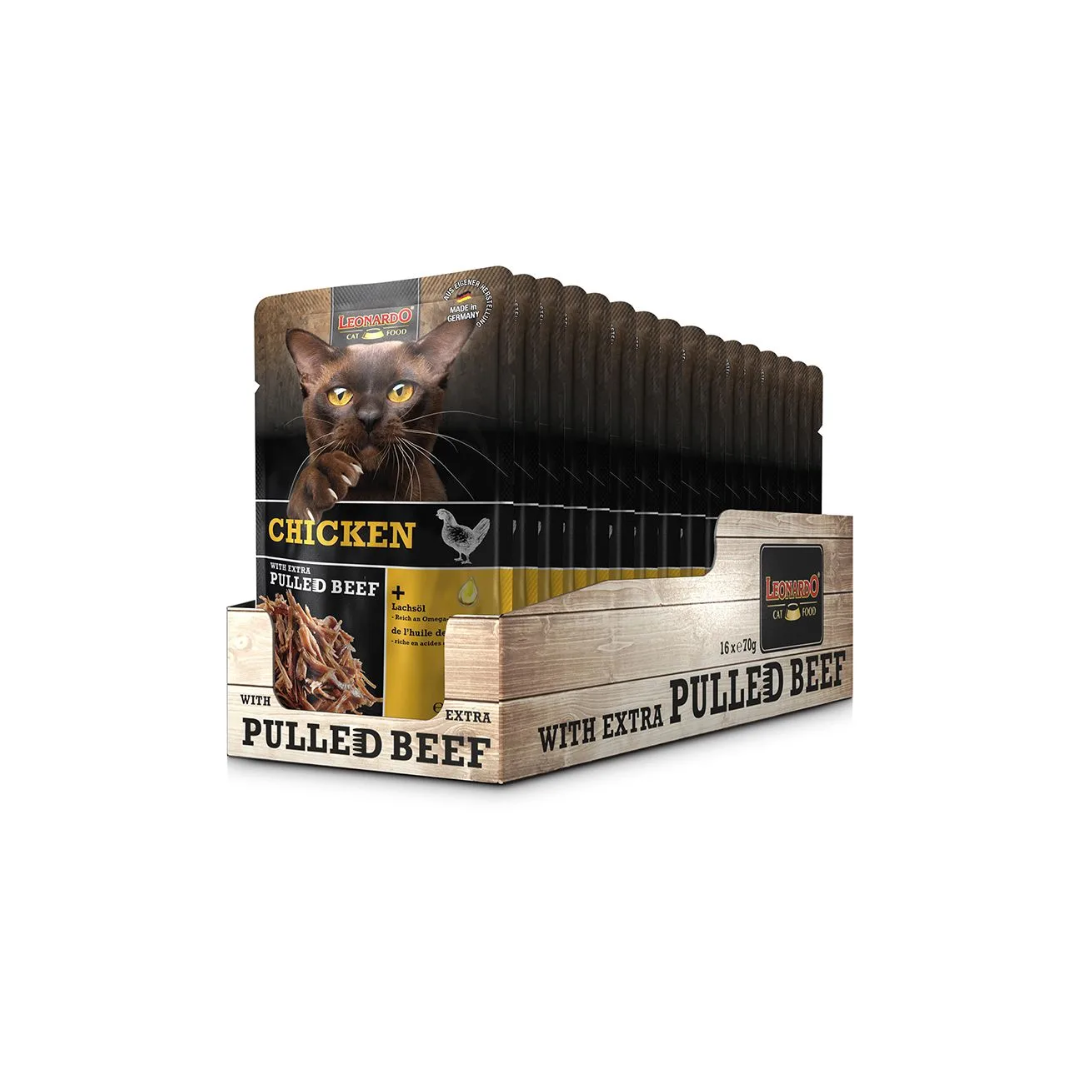 Leonardo Chicken with Pulled Beef