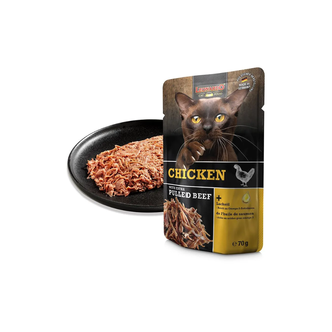 Leonardo Chicken with Pulled Beef